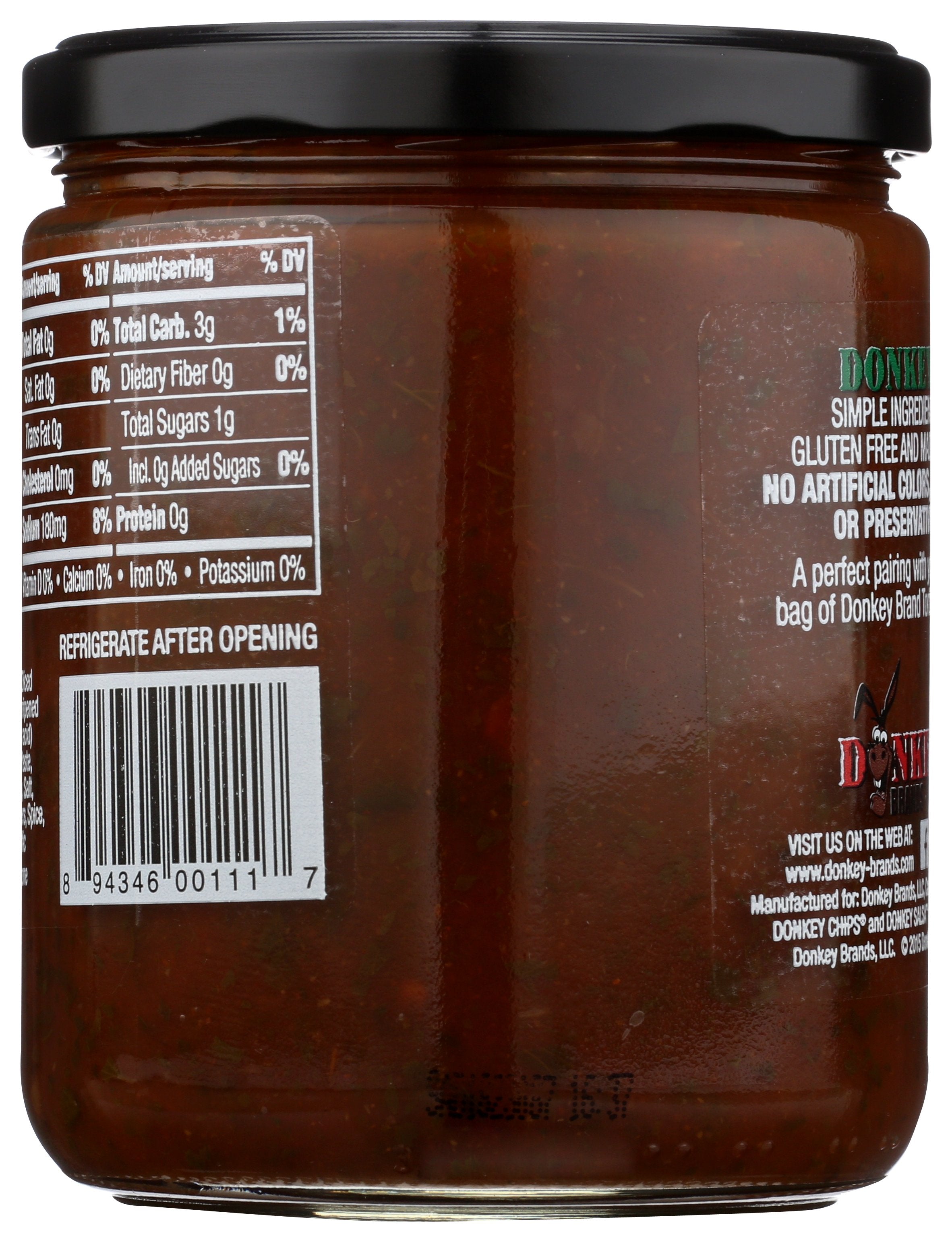 DONKEY CHIP SALSA MILD - Case of 6