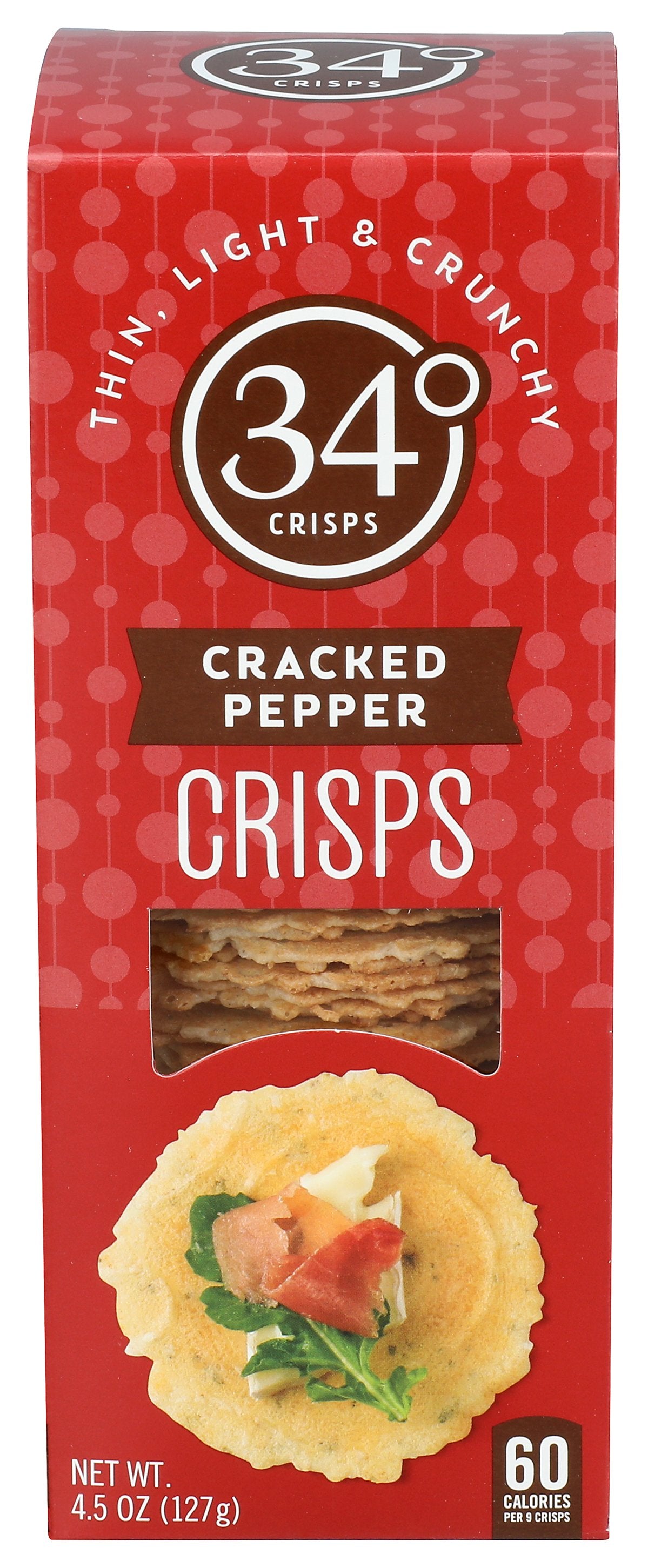 34 DEGREES CRISPBREAD CRKD PPPR - Case of 12