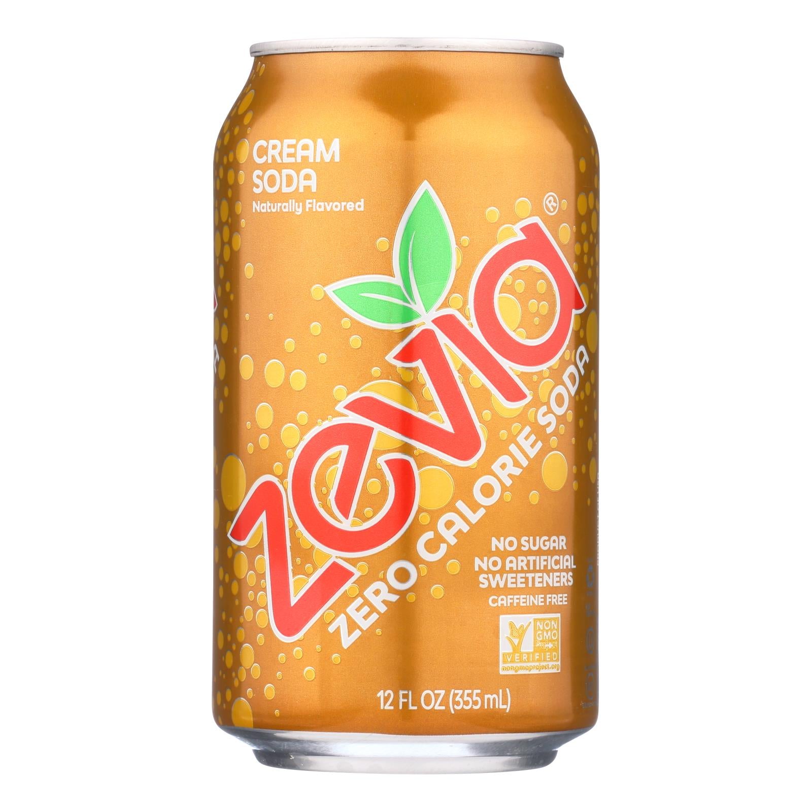 Zevia - Soda Cream 0 Cal Can - CS of 4-6/12 FZ