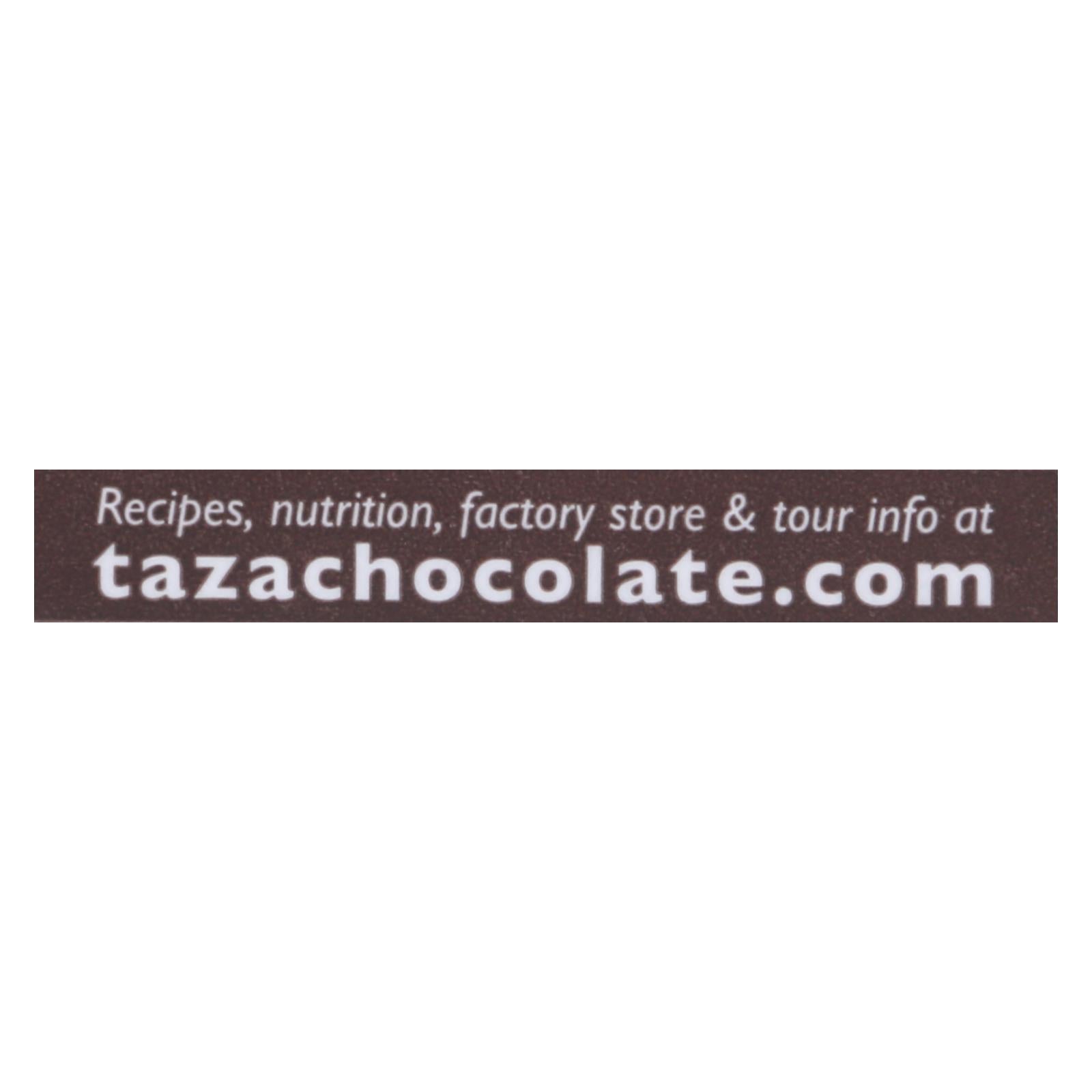 Taza Chocolate Organic Chocolate Mexicano Discs - 55 Percent Dark Chocolate - Coffee - 2.7 oz - Case of 12