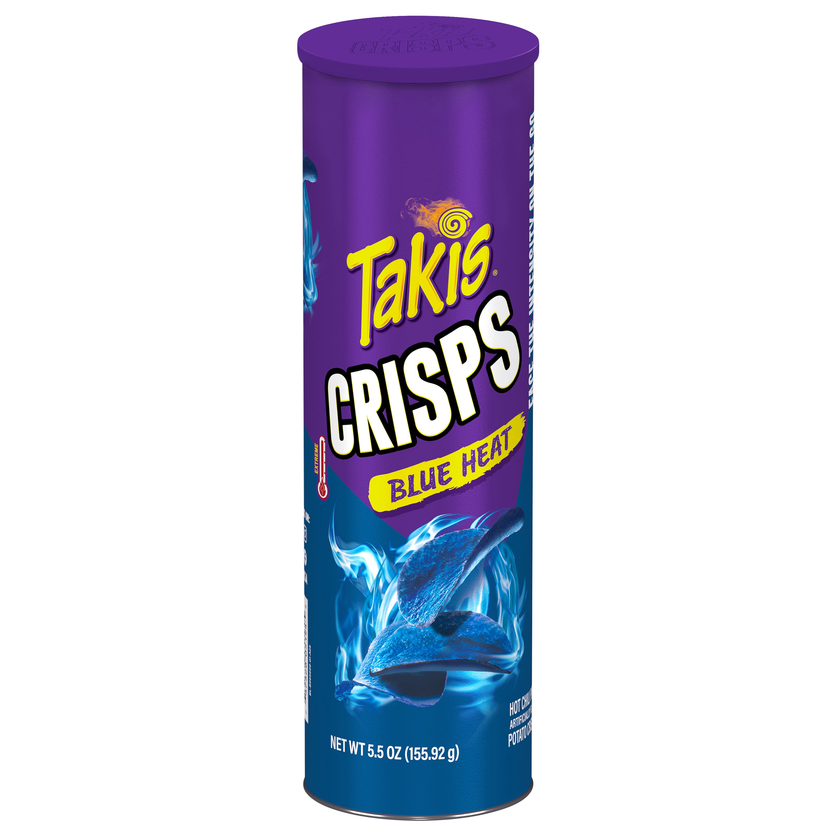Takis Crisps Extreme Blue Heat Potato Crisps 5.5 oz - Case of 15