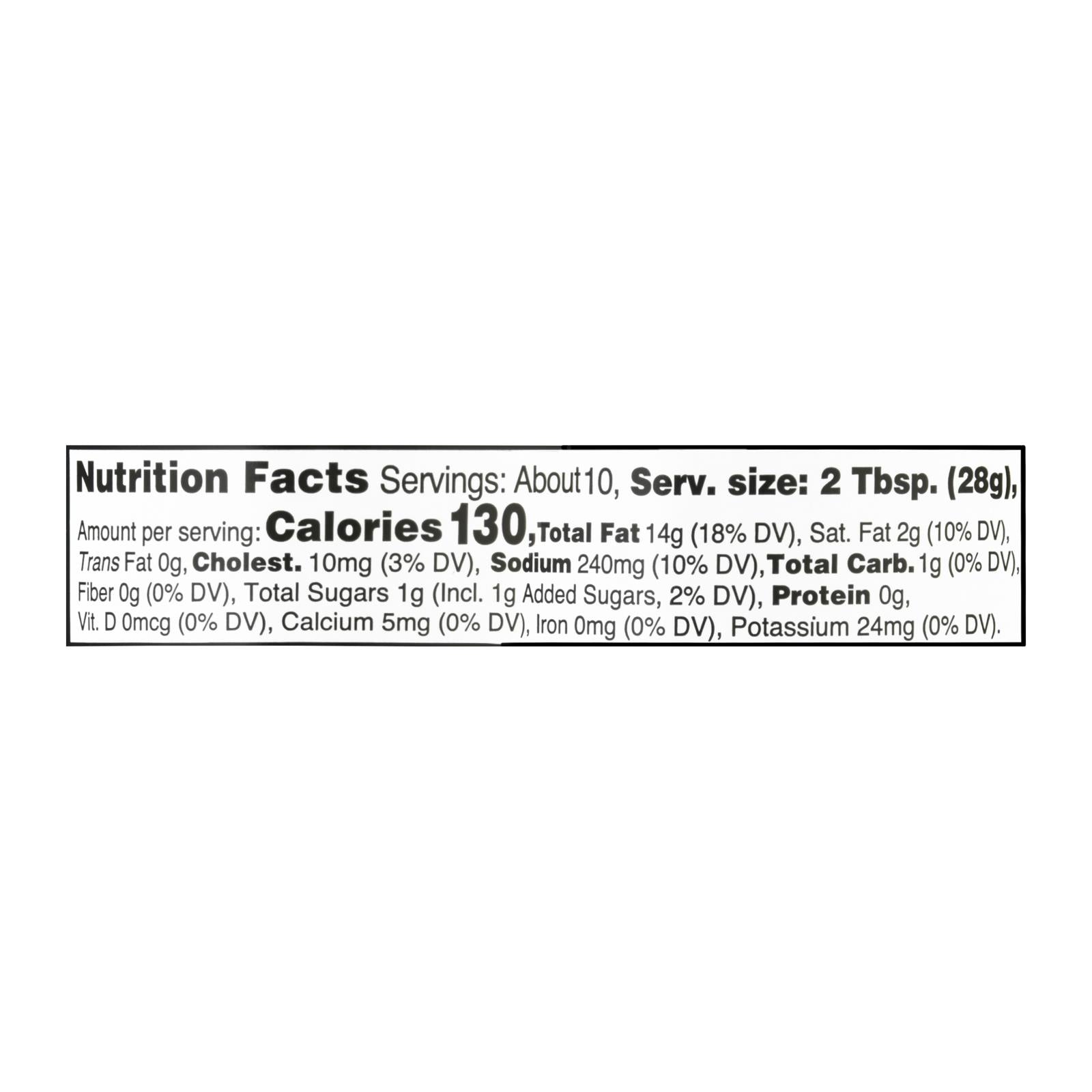 Louisiana Tartar Sauce - Case Of 12 - 10.5 Oz