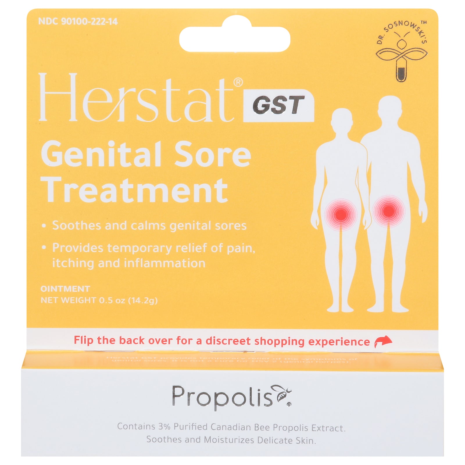 Herstat - Ointmnt Genitl Sre Trtmnt - CS of 4-.5 OZ