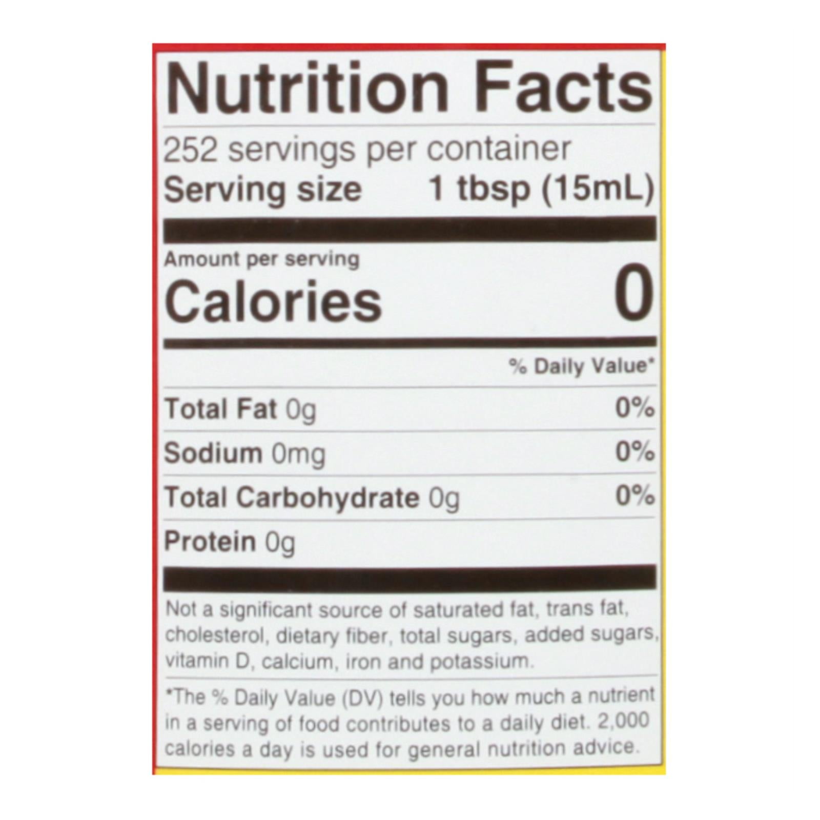 Bragg - Apple Cider Vinegar - Raw And Unfiltered - Case Of 4 - 1 Gallon