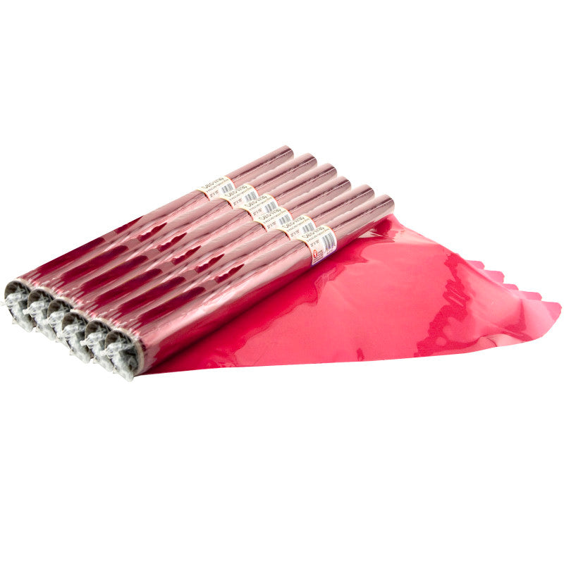 HYGLOSS - Cello-Wrap™ Roll, Red, 20" x 12.5', 6 Rolls