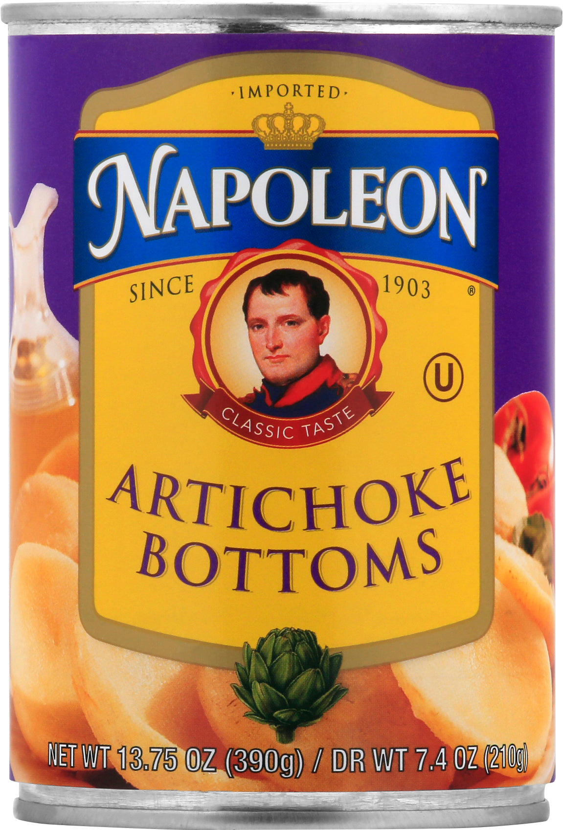 Napoleon Artichokes Bottoms 13.75 oz - Case of 12