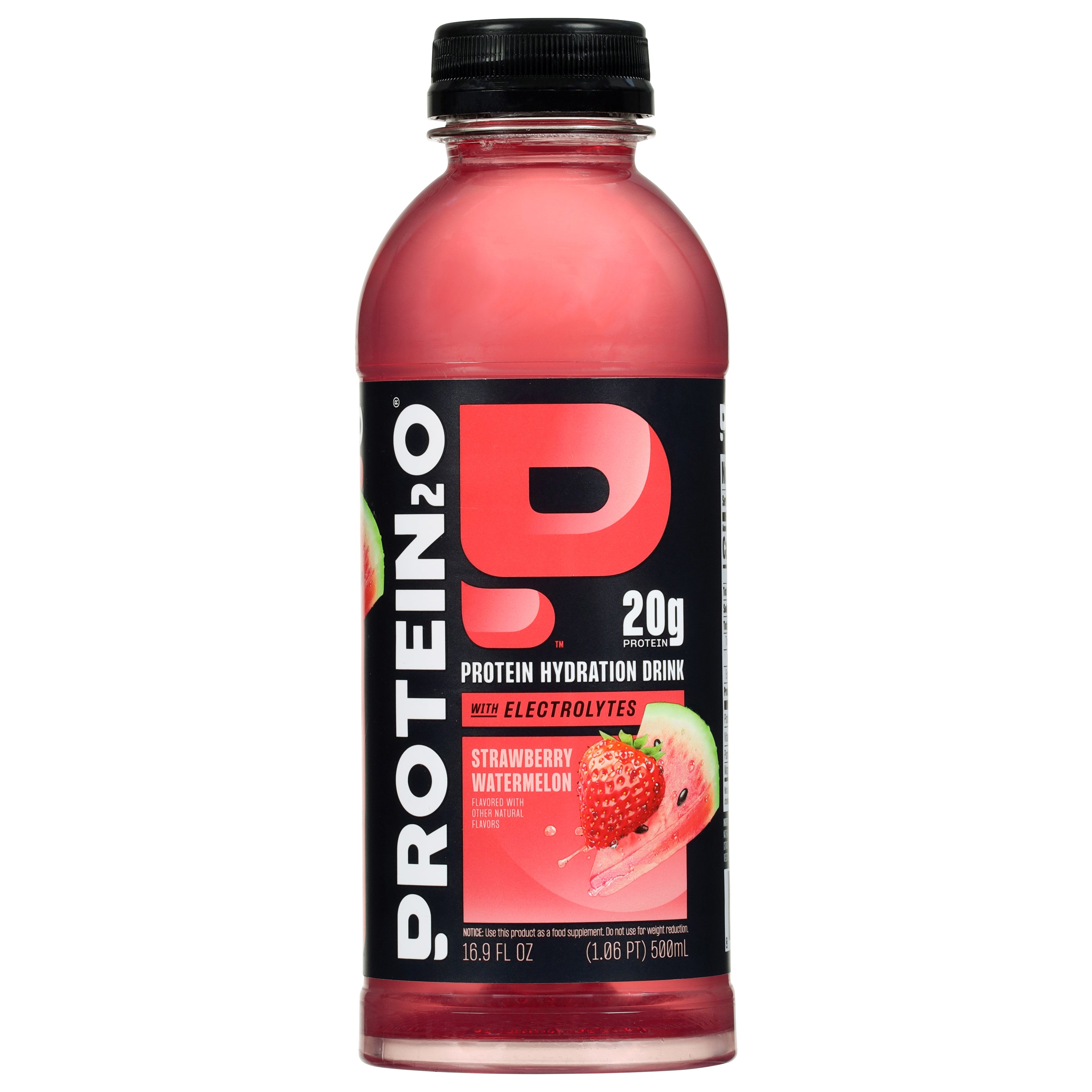 Protein2o Strawberry Watermelon Protein Hydration Drink 16.9 fl oz - Case of 12