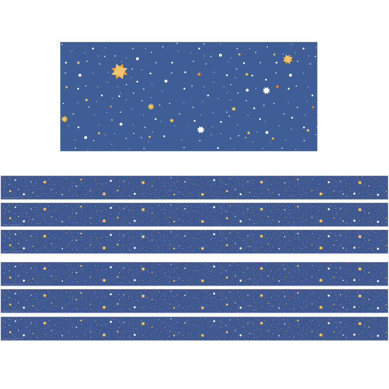 Once Upon A Dream Starry Night Deco Trim®, 37 Feet Per Pack, 6 Packs