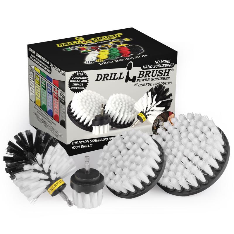 DRILLBRUSH - Drillbrush 5 in. W Soft Bristle Metal Handle Drill Brush Set