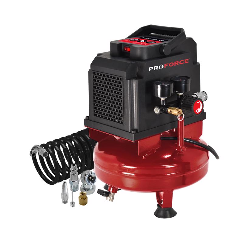 PROFORCE - ProForce 1 gal Pancake Portable Air Compressor 125 psi