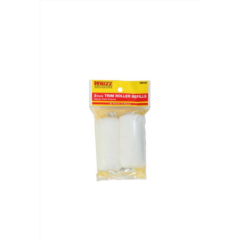 WHIZZ - Whizz Woven 5 in. W X 1/4 in. Mini Trim Roller Refill 2 pc