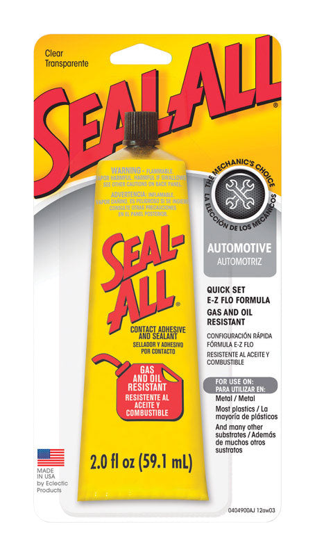 SEAL-ALL - Seal-All Gas & Oil Resistant High Strength Gas and Oil Resistant Adhesive 2 oz