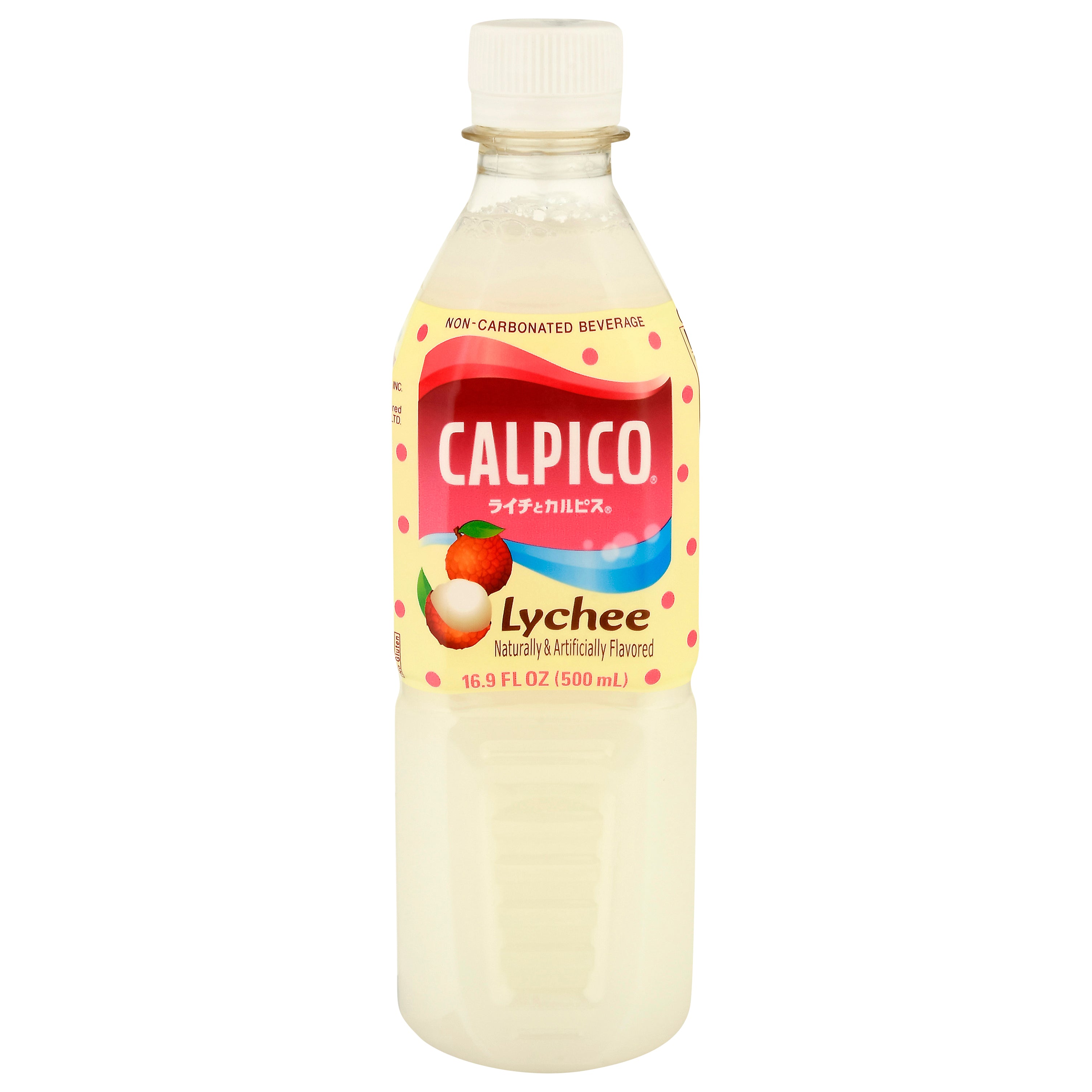 Calpico Lychee Non-Carbonated Beverage 16.9 fl oz - Case of 6
