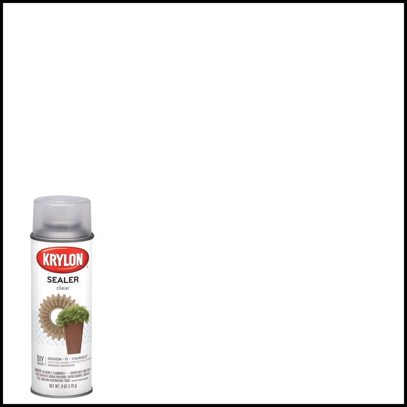 KRYLON - Krylon Sealer Satin Clear Seal Spray Coating 6 oz - Case of 6
