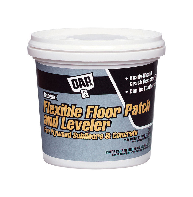 DAP - DAP Bondex Flexible Floor Ready to Use Gray Patch and Leveler 1 gal - Case of 4