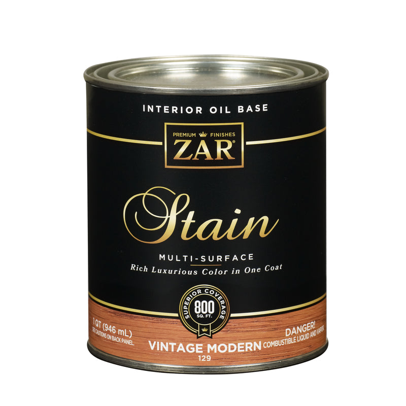ZAR - ZAR Semi-Transparent Vintage Modern Oil-Based Polyurethane Wood Stain 1 qt - Case of 4