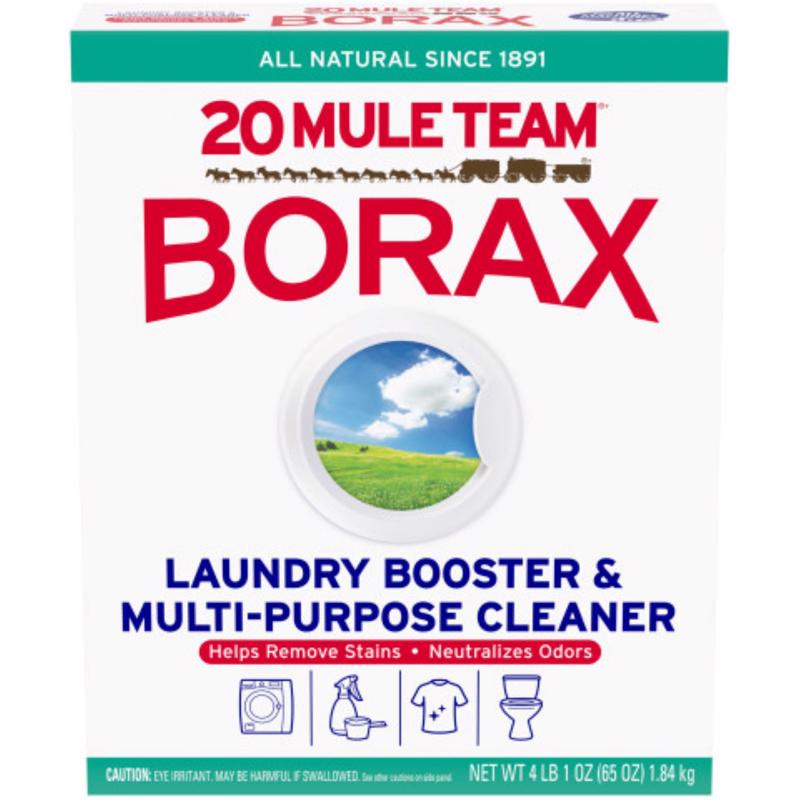 20 MULE TEAM - 20 Mule Team Borax N/A No Scent Detergent Booster and Household Cleaner Powder 4 lb 1 pk - Case of 6