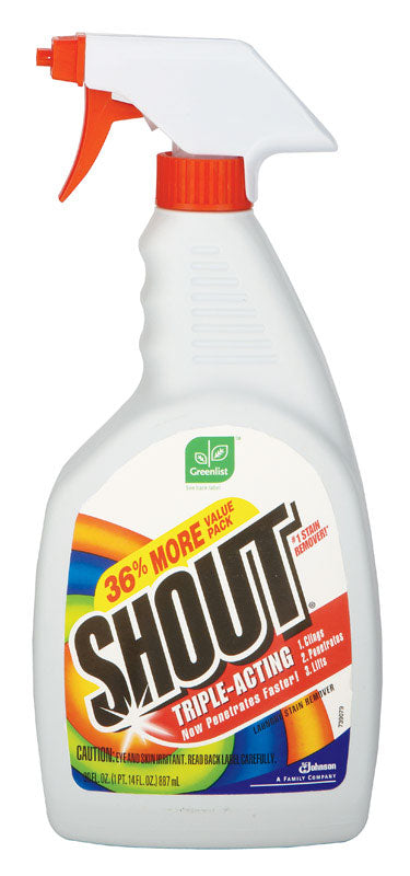 SHOUT - Shout No Scent Laundry Stain Remover 22 oz Liquid