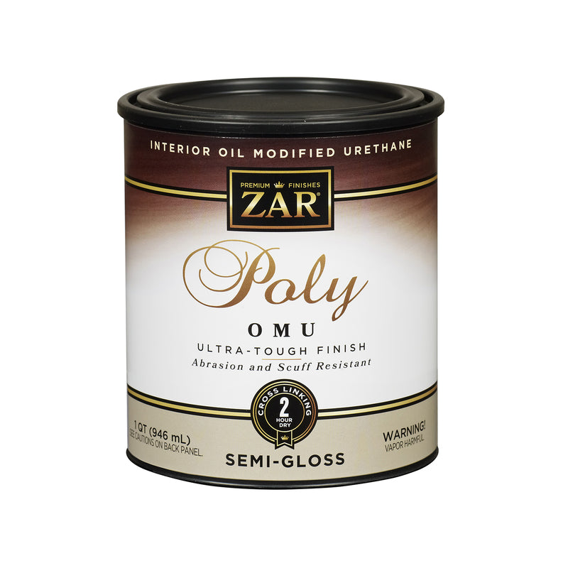 ZAR - ZAR Ultra Max Semi-Gloss Clear Water-Based Polyurethane 1 qt