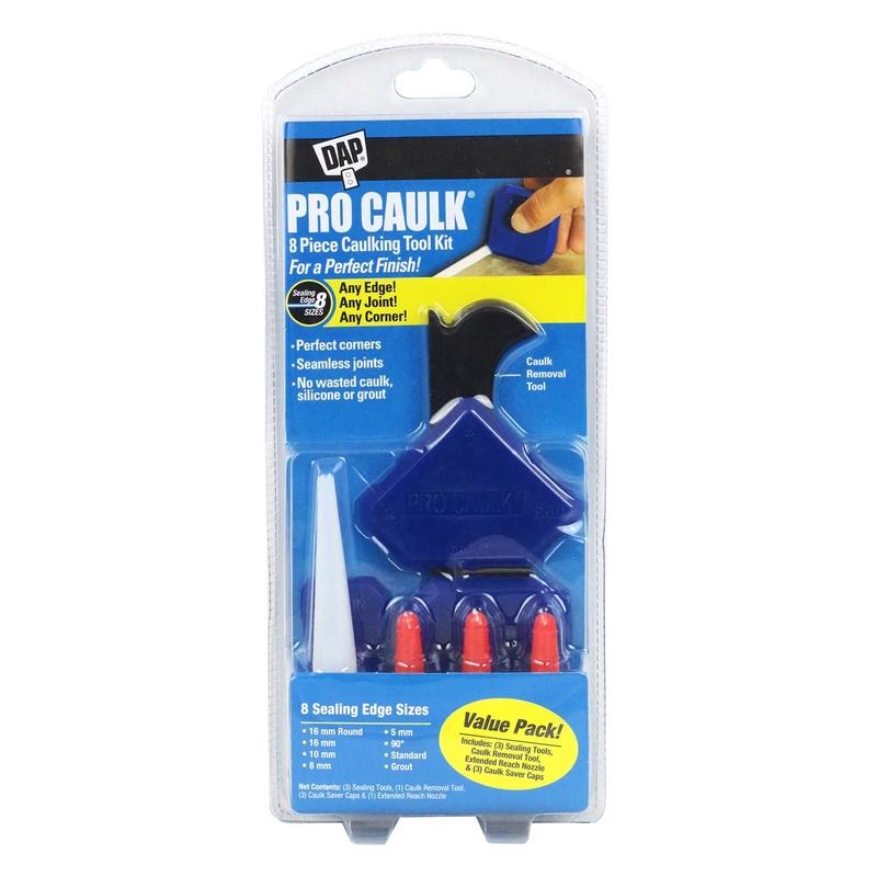 DAP - DAP Pro Caulk Black Professional Plastic Caulking Tool Kit 8 pc