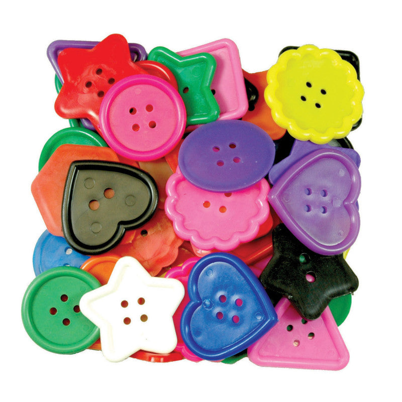 ROYLCO - Really Big Buttons™, 8 Shapes, 1 lb.