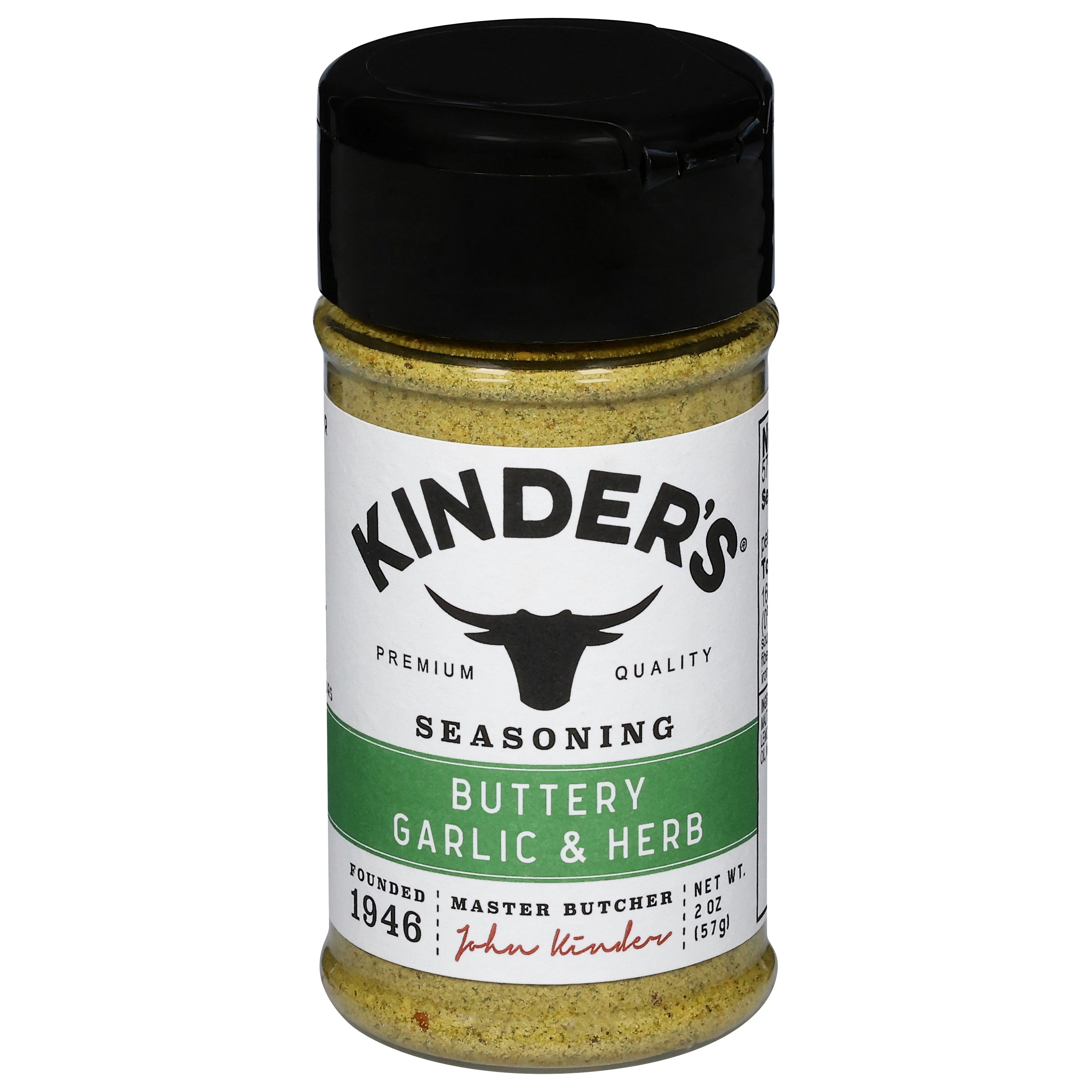 Kinder's Buttery Garlic & Herb Seasoning 2 oz - Case of 8