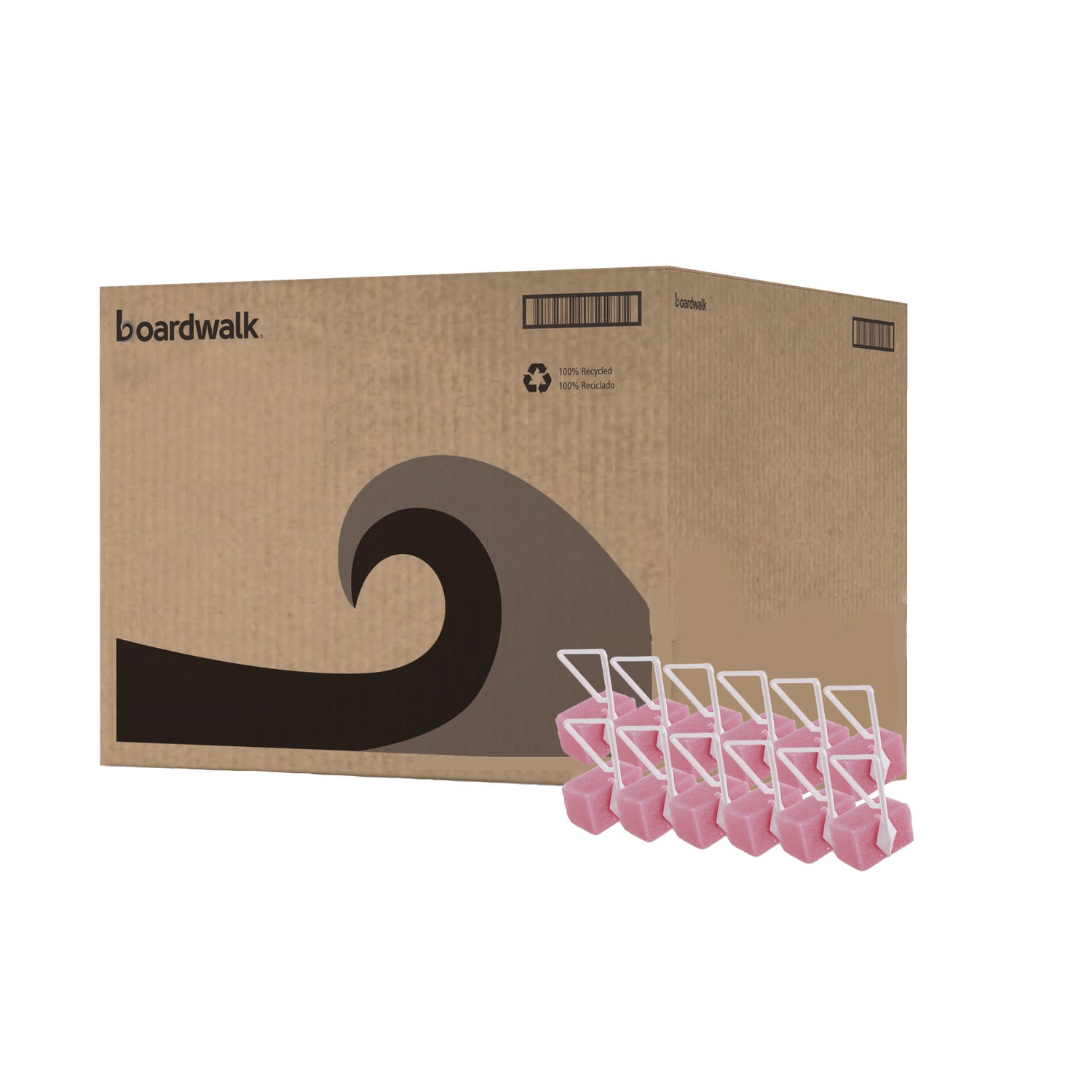 Para Toilet Bowl Deodorizer Block, Cherry Scent, Pink, 4 oz, 12/Box