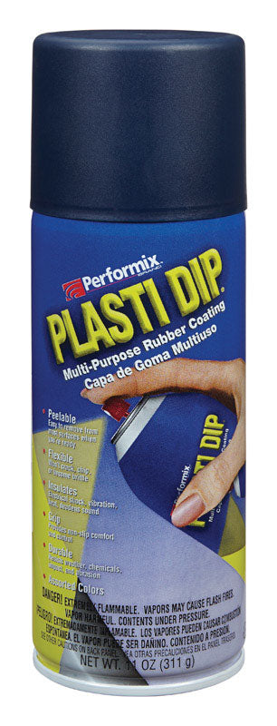 PLASTI DIP - Plasti Dip Flat/Matte Black/Blue Multi-Purpose Rubber Coating 11 oz oz