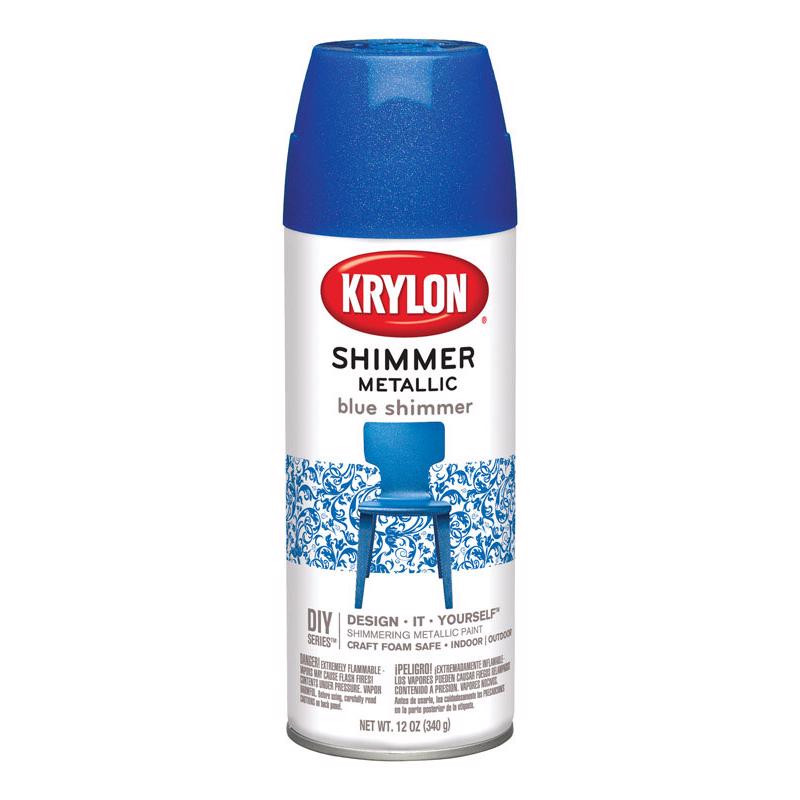 KRYLON - Krylon Blue Shimmer Metallic Spray Paint 12 oz - Case of 6