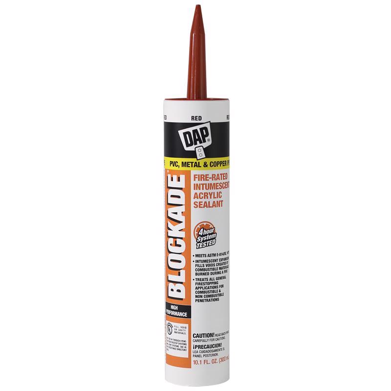 DAP - DAP Blockade Red Acrylic Fire Stop Sealant 10.1 oz
