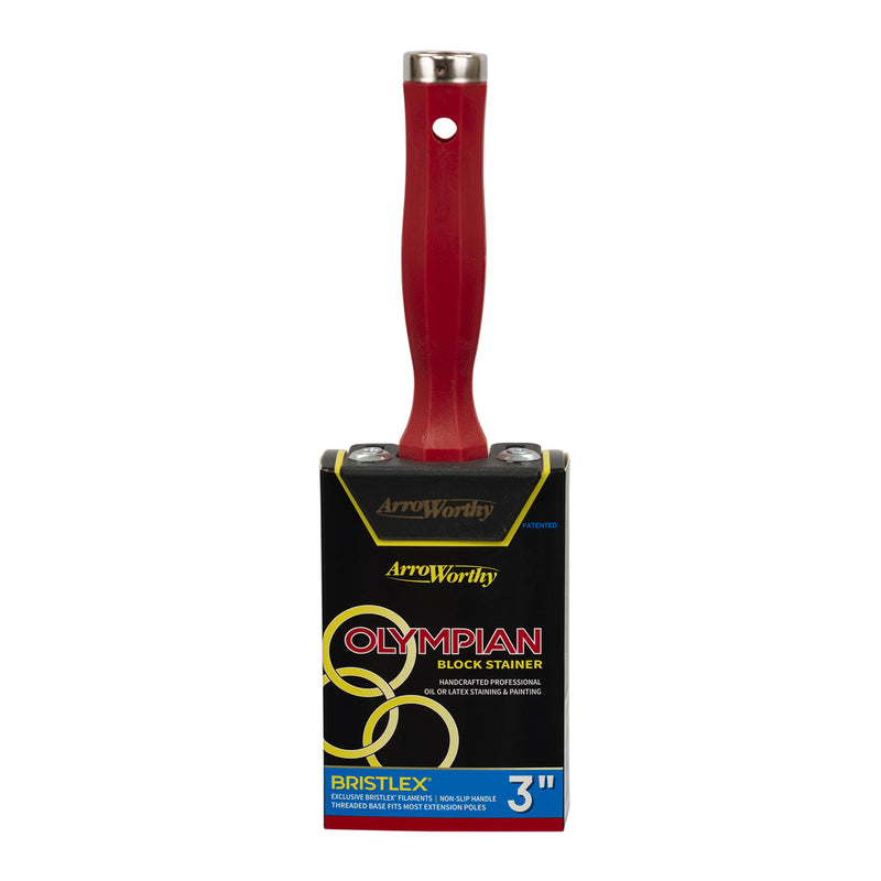 ARROWORTHY - ArroWorthy Olympian 3 in. Flat Stain Brush