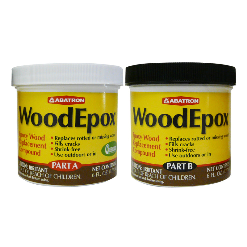 ABATRON - Abatron WoodEpox Beige Epoxy Wood Filler Kit 12 oz