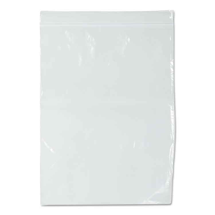 BagCo - Zippit Resealable Bags, 2 mil, 9" x 12", Clear, 1,000/Carton