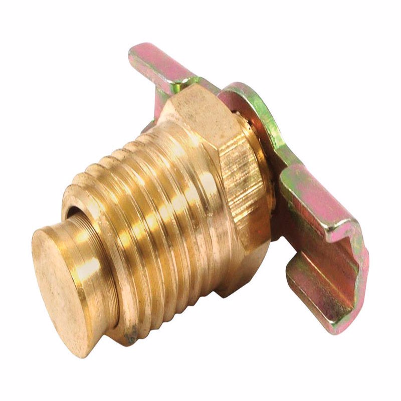 FORNEY - Forney Brass Drain Cock 1/4 in. Male 1 pc