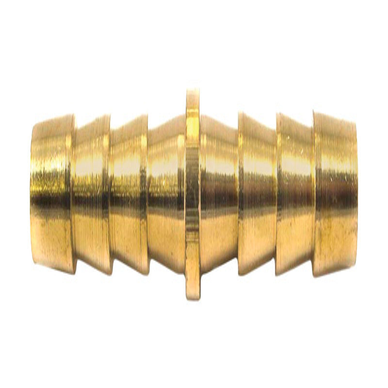 FORNEY - Forney Brass Dual Barbed Hose Splicer 1/4 in. Hose Barb X 1/4 in. Hose Barb 1 pc