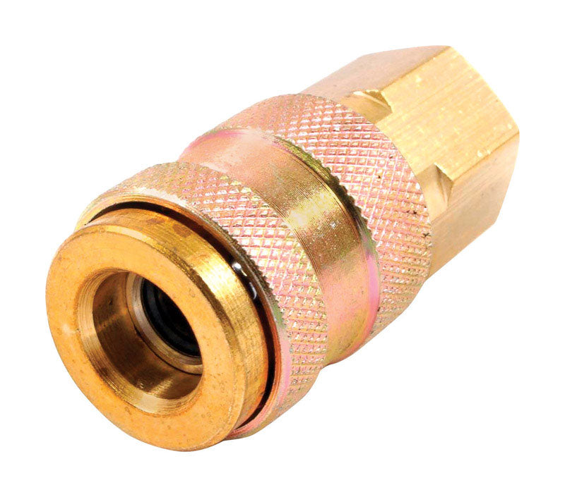 FORNEY - Forney Brass Universal Coupler 1/4 in. Female X 1/4 in. Female 1 pc