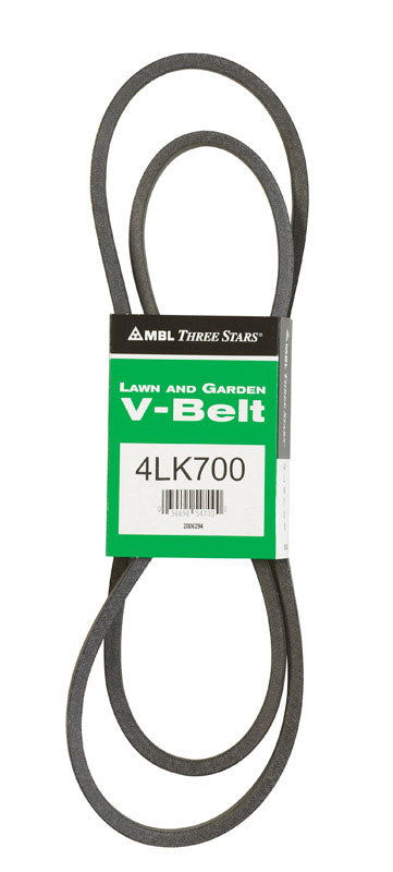 MITSUBOSHI - Mitsuboshi Super KB 4LK700 V-Belt 0.5 in. W X 70 in. L For Riding Mowers