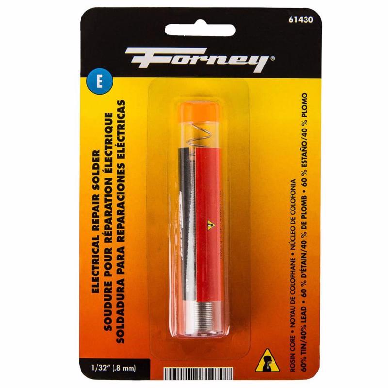 FORNEY - Forney 0.3 oz Rosin Core Solder Wire 1/32 in. D Tin/Lead 60/40 1 pc