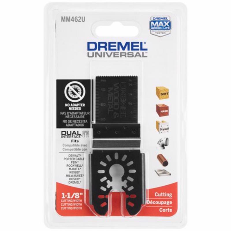 DREMEL - Dremel 1-1/8 in. W Bi-Metal Bim Oscillating Blade 1 pk