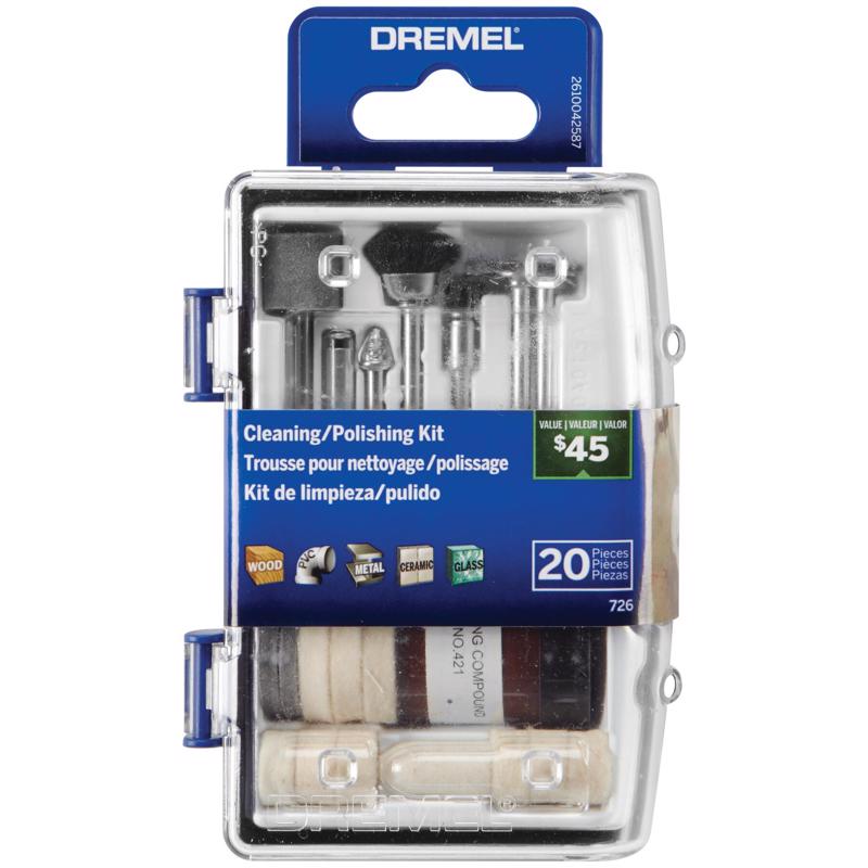 DREMEL - Dremel Cleaning And Polishing Moto Tool Kit 20 pc