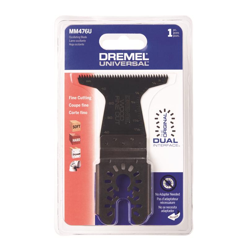 DREMEL - Dremel 4.25 in. L X 2.5 in. W High Carbon Steel Oscillating Wood Blade 1 pk