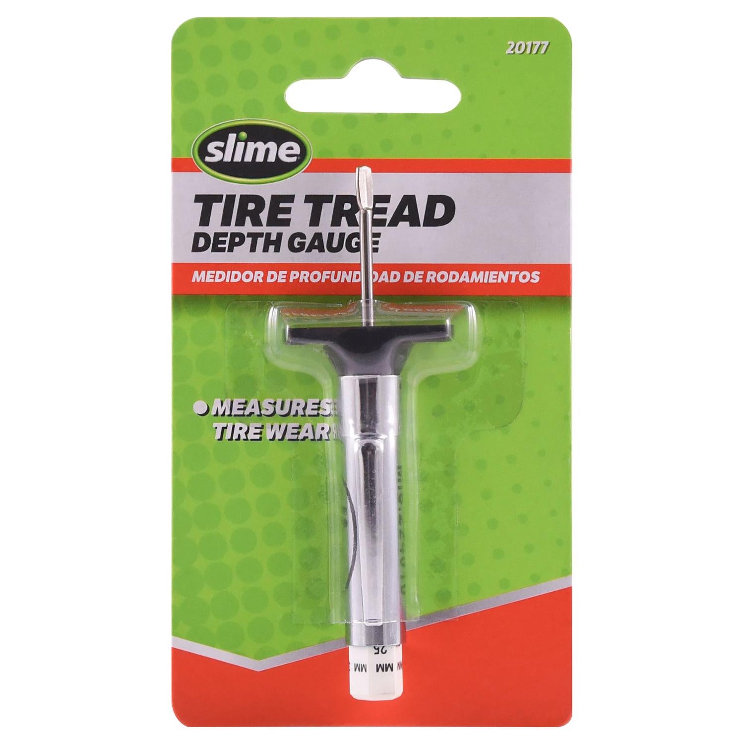Slime Depth Gauge 1 in. Silver 1 pc - Case of 6