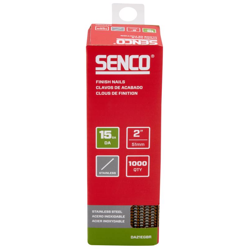 SENCO - Senco 2 in. Finishing Stainless Steel Nail Brad Head