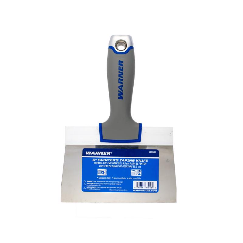 WARNER - Warner Stainless Steel Taping Knife 1 in. H X 8.9 in. W X 6 in. L