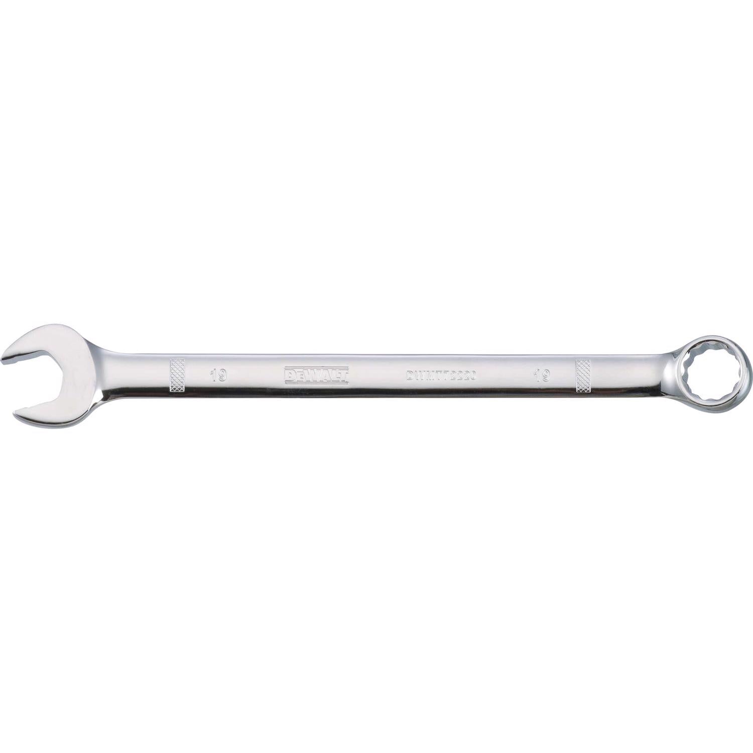 DeWalt 19 mm X 19 mm 12 Point Metric Combination Wrench 9-27/32 in. L 1 pc