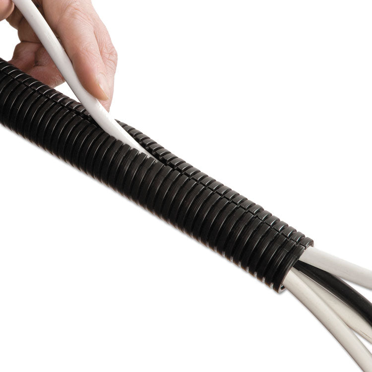 D-Line - Cable Tidy Tube, 1.25" Diameter x 43" Long, Black