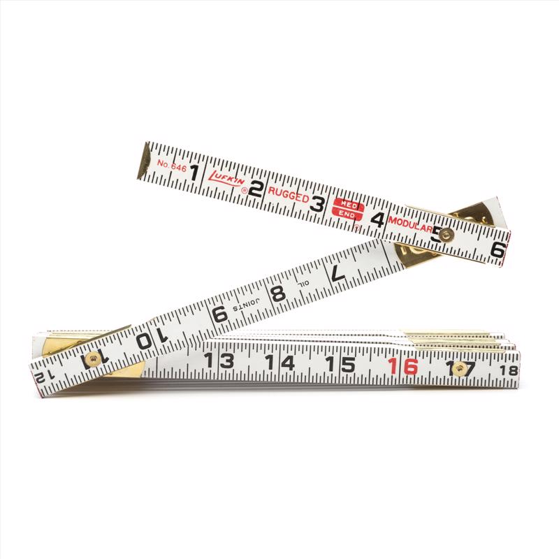 LUFKIN - Lufkin Red End 72 in. L X 5/8 in. W Wood Folding Masonry Rule SAE