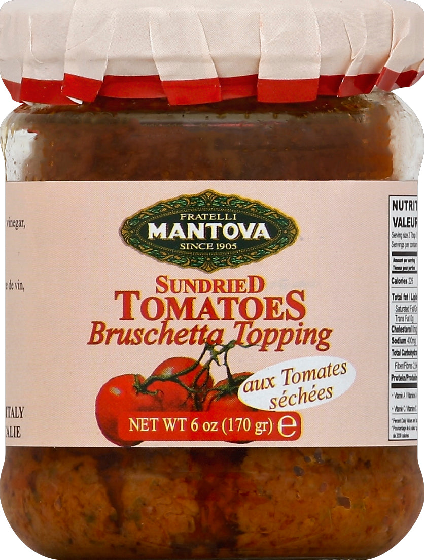 Fratelli Mantova Bruschetta Topping 6 oz - Case of 6
