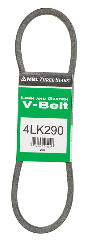 MITSUBOSHI - Mitsuboshi Super KB 4LK290 V-Belt 0.5 in. W X 29 in. L For Riding Mowers