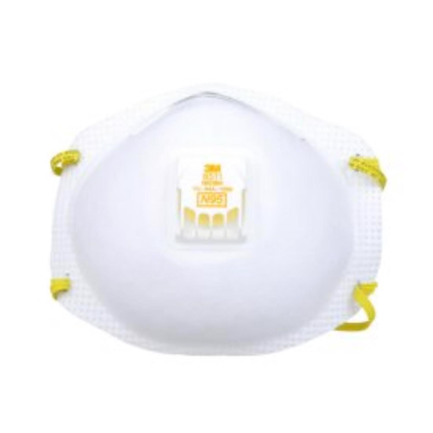3M N95 Sanding and Fiberglass Disposable Respirator Valved White 2 pc - Case of 6